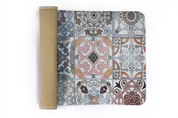 Covor Plăci cu motive florale și geometrice