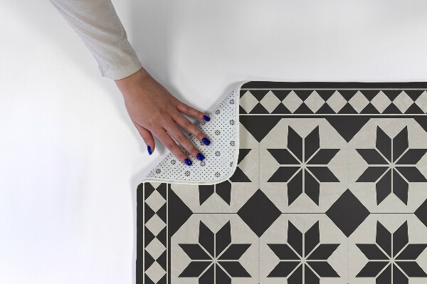 Covor living Model geometric cu stele