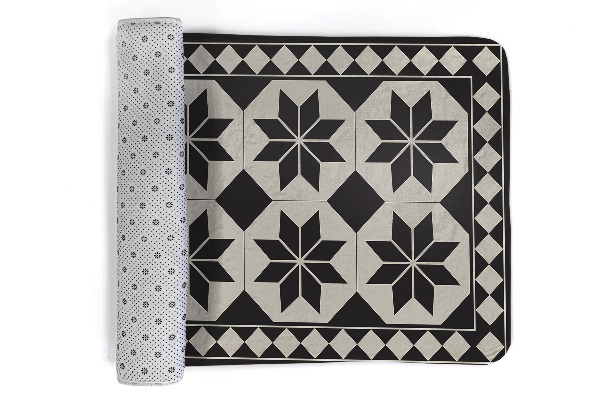 Covor living Model geometric cu stele