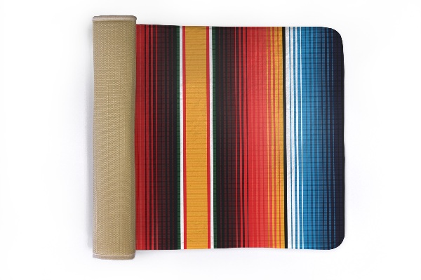 Covor living Dungi orizontale colorate în stil mexican