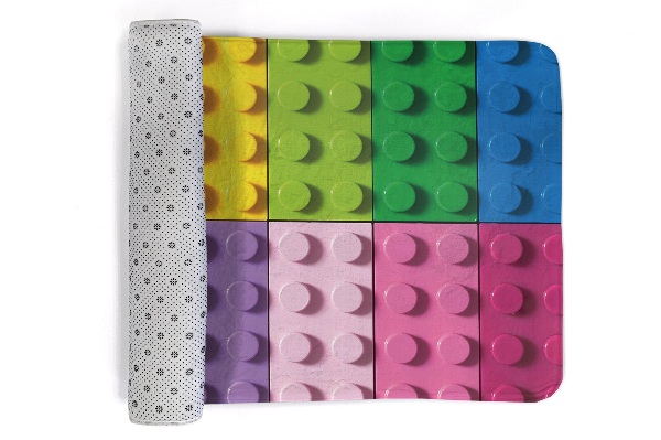 Covor Blocuri colorate similare cu LEGO