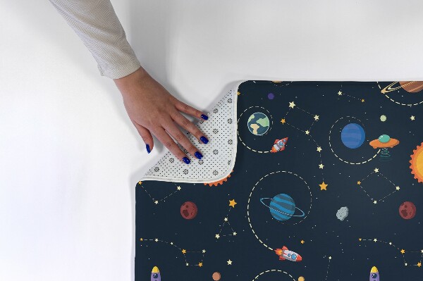 Covor Motiv cosmic cu planete și rachete