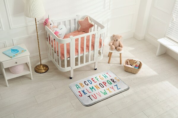 Covor Alfabet colorat