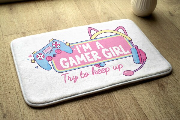 Covor Grafic cu fată gamer