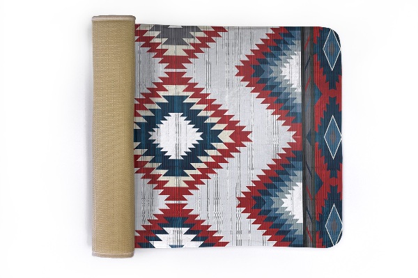 Covor Model geometric în stil aztec