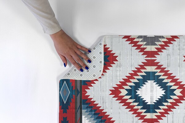 Covor Model geometric în stil aztec