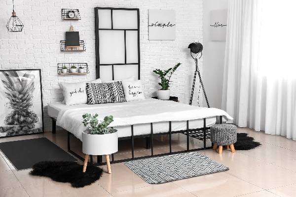 Covor Model geometric în carouri