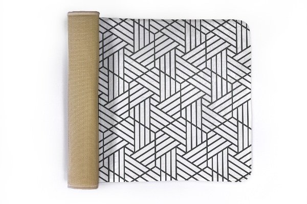 Covor Model geometric în carouri