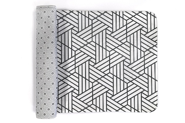 Covor Model geometric în carouri
