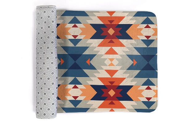 Covor living Model geometric aztec