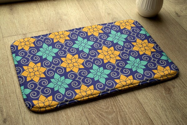Covor Model floral geometric