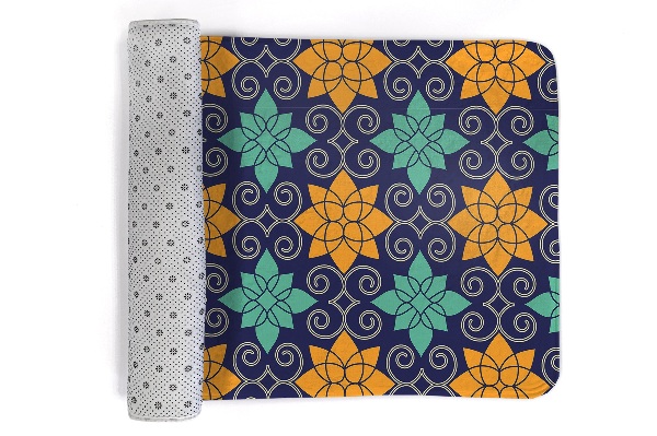 Covor Model floral geometric