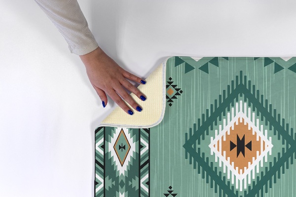 Covor Model geometric abstract de linii
