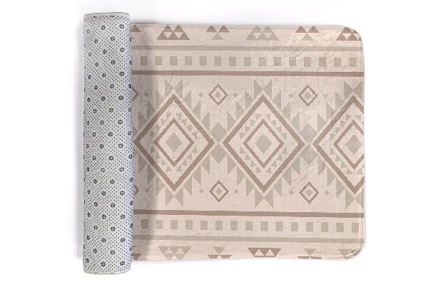 Covor Model geometric cu romburi și triunghiuri