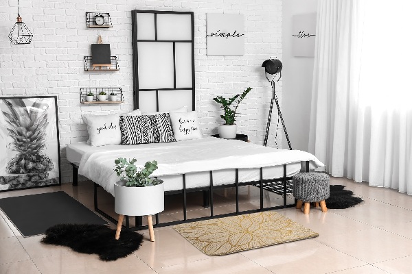 Covor Model floral cu petale de frunze