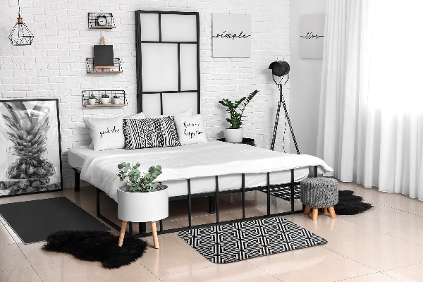 Covor living Mozaic geometric triunghiular