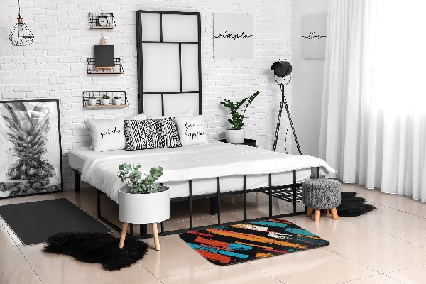 Covor Motiv geometric în stil aztec