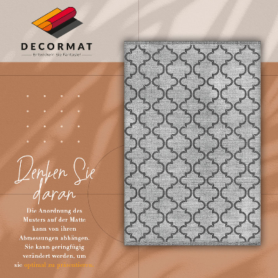 Covor interior din vinil Model geometric oriental