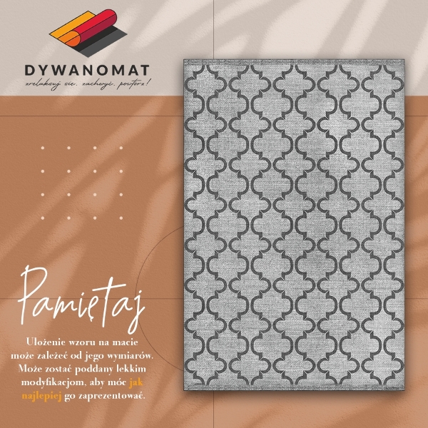 Covor interior din vinil Model geometric oriental