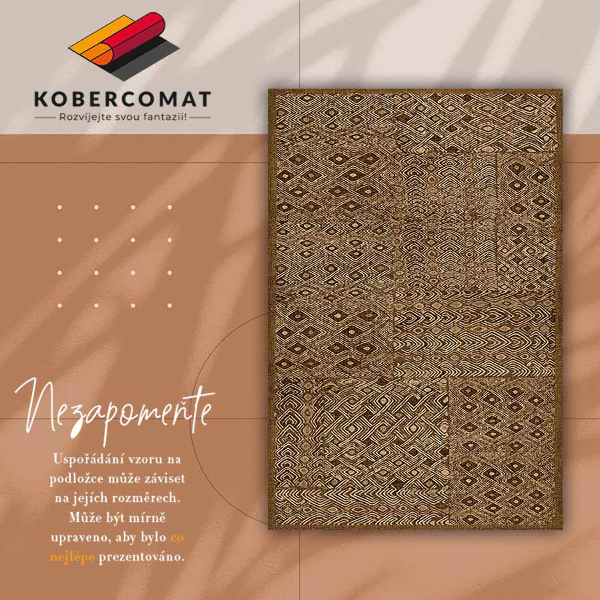 Covor interior din vinil Model tribal