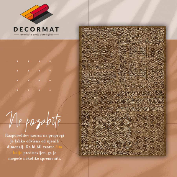 Covor interior din vinil Model tribal