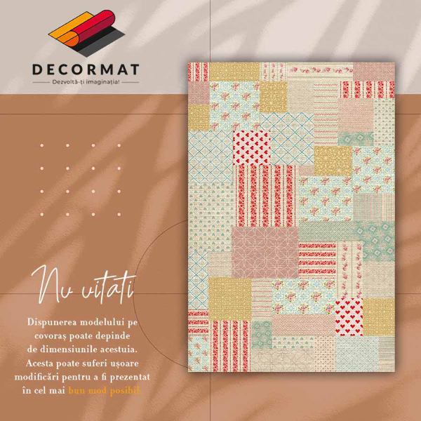 Covor de vinil Mozaic colorat