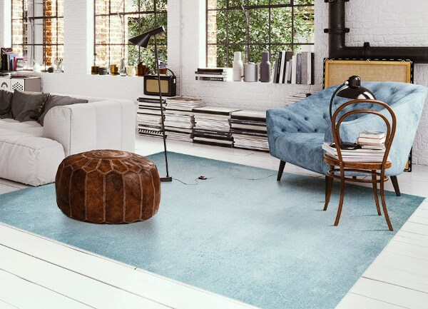 Covor interior din vinil Beton albastru