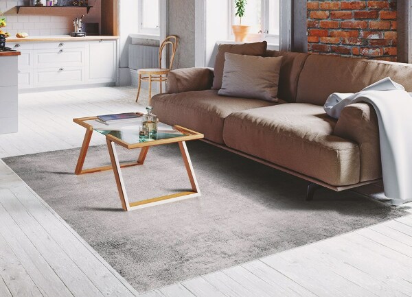 Covor de vinil Beton argintiu