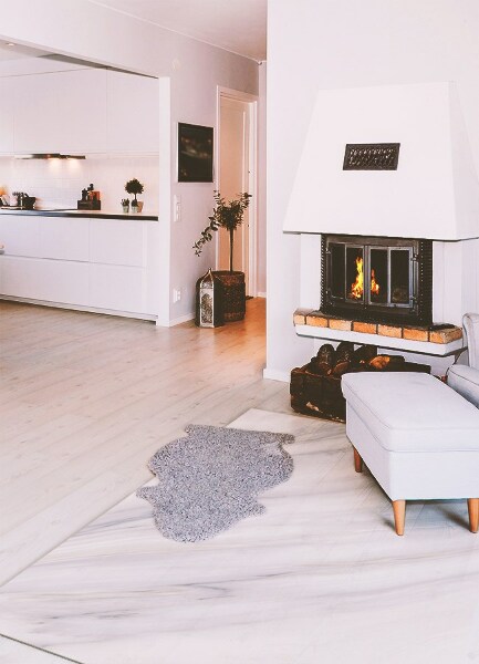 Covor interior din vinil Pantă de iarnă marmură