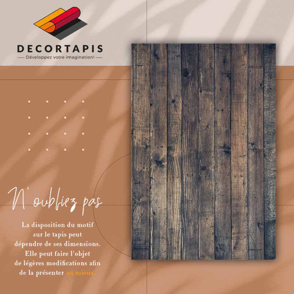 Covor interior din vinil Bord întuneric