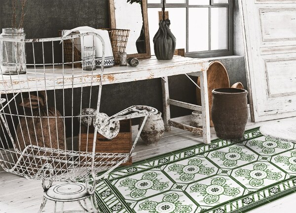 Covor interior din vinil Gresie vintage