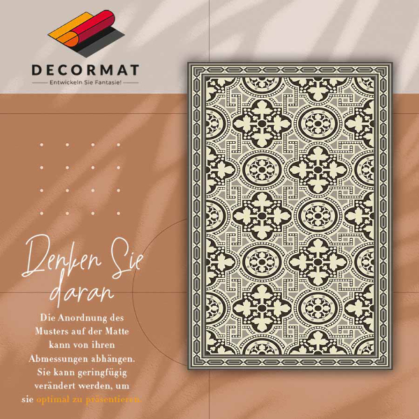 Covor de vinil acasă Stilul talavera