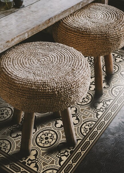 Covor de vinil acasă Stilul talavera
