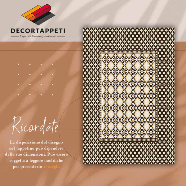 Covor de vinil acasă Model fin