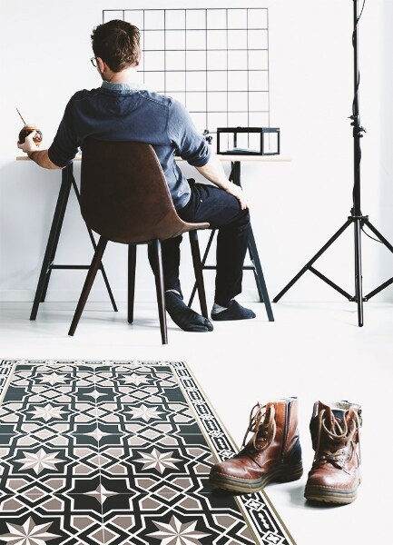 Covor interior din vinil Trandafir
