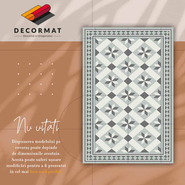 Covor de vinil Stea cu opt colțuri