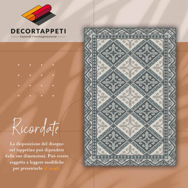Covor interior din vinil Ornamente geometrice