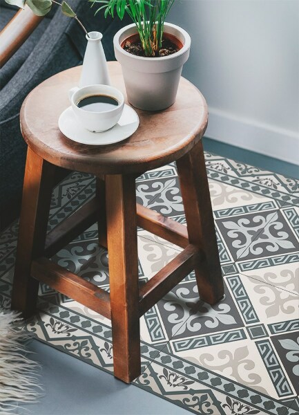 Covor interior din vinil Ornamente geometrice