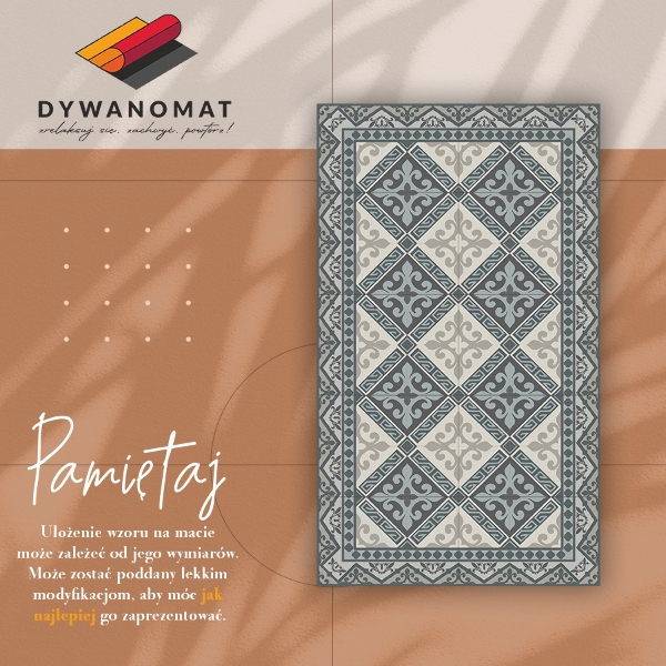 Covor interior din vinil Ornamente geometrice
