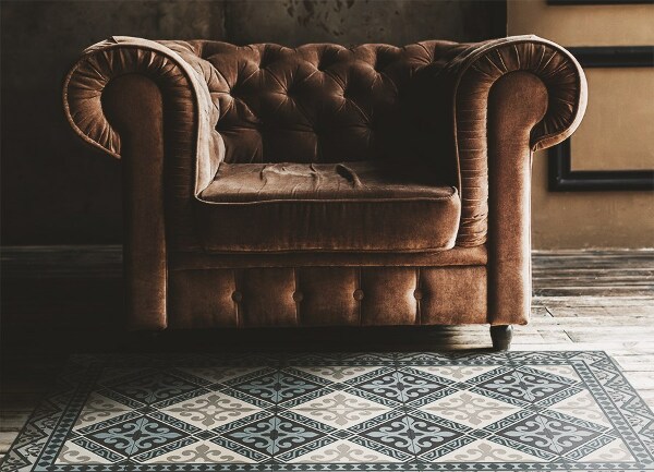 Covor interior din vinil Ornamente geometrice