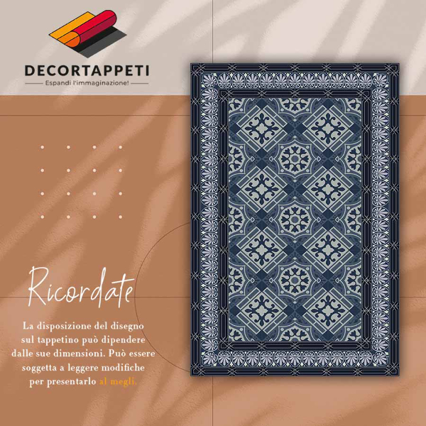 Covor de vinil acasă Navy talavera