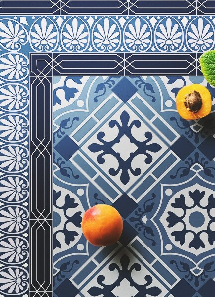 Covor de vinil acasă Navy talavera