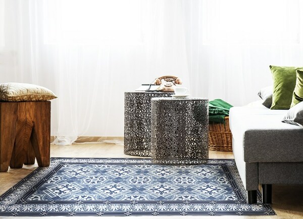 Covor de vinil acasă Navy talavera