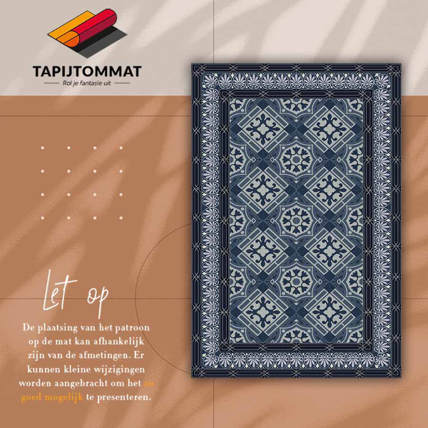 Covor de vinil acasă Navy talavera