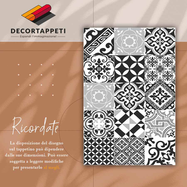 Covor interior din vinil Modele nebun