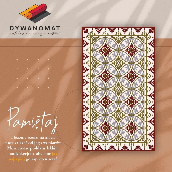 Covor interior din vinil Model geometric