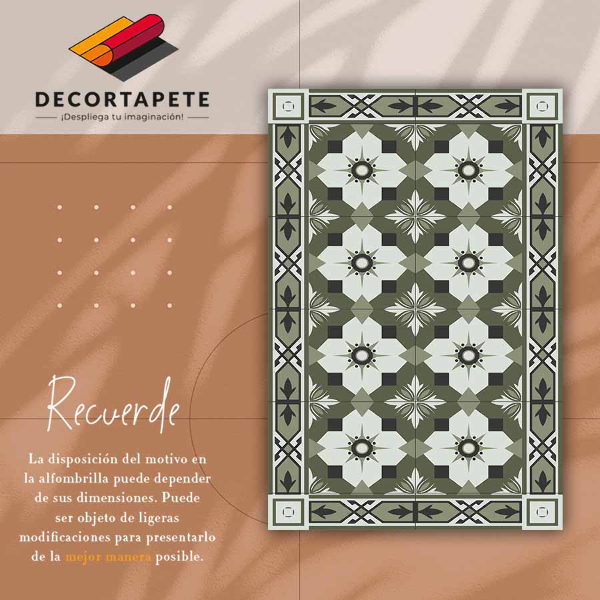 Covor de vinil Gresie model geometric