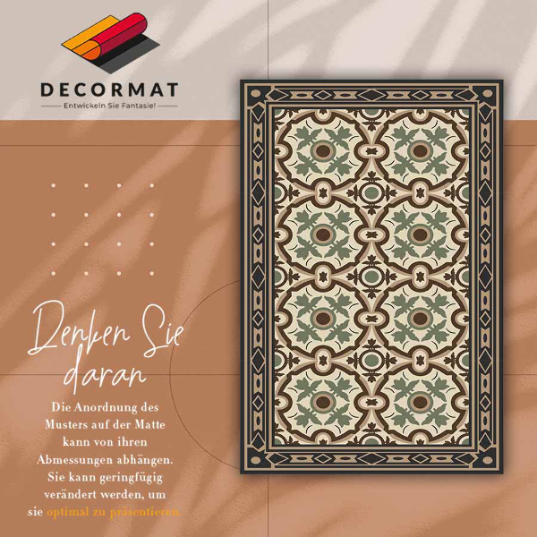 Covor interior din vinil Modele ovale