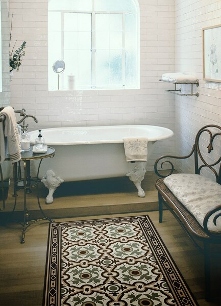 Covor interior din vinil Modele ovale