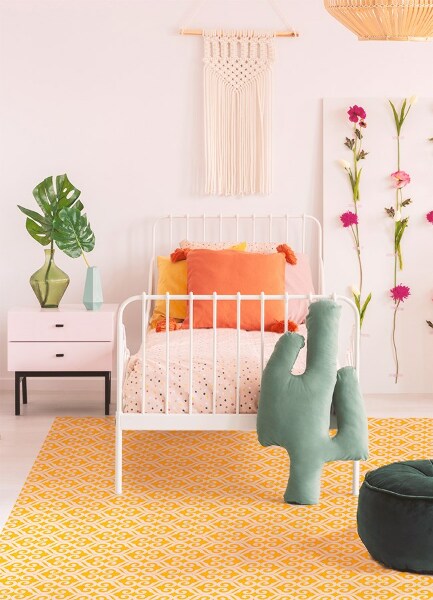 Covor interior din vinil Modele galben